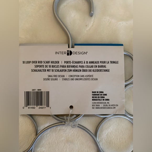 InterDesign Asis Scarf Hanger Storage Organizer (NWT) - Picture 4 of 7